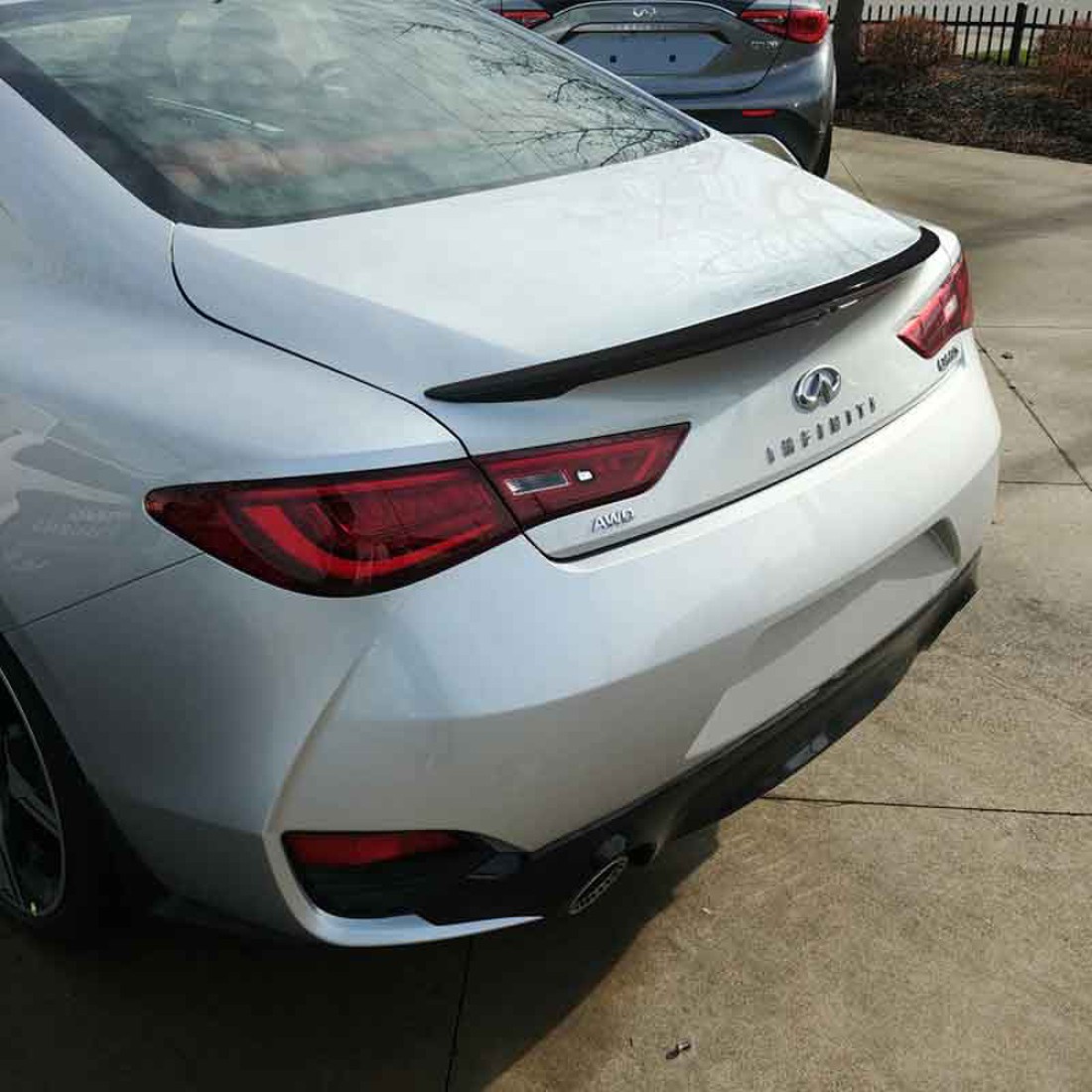 Flush Mount Spoilers Infiniti Q60 Factory Style Flush